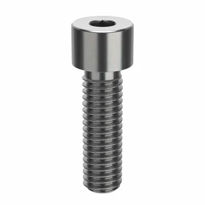 FOREVERBOLT Socket Head Cap Screw: 3/8"-16 Thread Size, 1 1/4 in Lg, Std, NL-19, Stainless Steel - Inch System Standard Socket Head Cap Screws