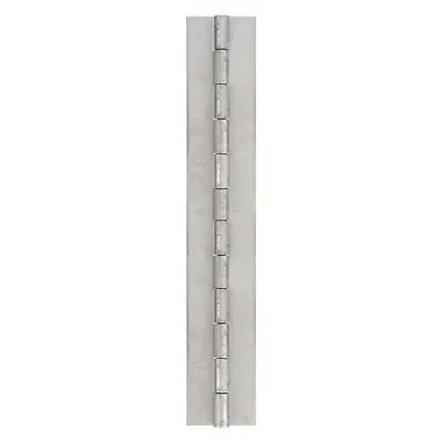 OEM Full Surface-Mount Piano Hinge, Steel, 12 in Leaf Ht, 2 in Leaf Wd - Full Surface-Mount Piano Hinges