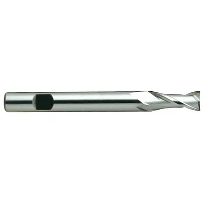 YG-1 Square End Mill: High Speed Steel, 2 Flute, 5/8" Mill Dia, 1-3/8" LOC - General Purpose High-Speed Steel Square End Mills