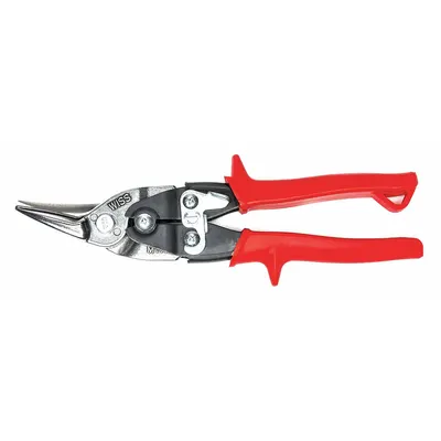 CRESCENT WISS Aviation Snip: Left, 9 3/4 in Overall Lg, 1 1/2 in Cutting Lg, Steel, Plastic - Aviation Snips