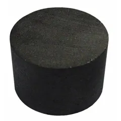 Gray Samarium Cobalt ring magnet with 3/4 in outside diameter, 0.5 in thickness, and 22 lbf max pull force. Used for holding, sensing, or positioning in industrial machinery and automation systems.