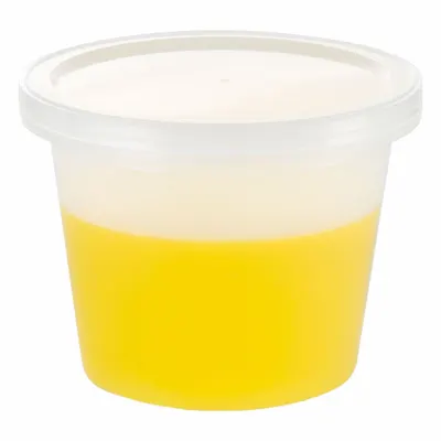 GLOBE SCIENTIFIC Laboratory Jar: HDPE, LDPE, 8 fl oz, 96.52 mm Body Dia, 56.64 mm Ht - HDPE Lab Jars