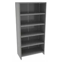 TENNSCO Metal Shelving: Standalone, Light-Duty, 36 in x 18 in, 75 in Overall Ht, 6 Shelves (MPN ESPC-6-1836)