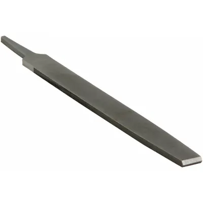 WESTWARD Machinists File: Rectangular, Bastard Cut, 10 in Lg without Tang, 1 in Wd - Tapered Double-Cut Rectangular Files