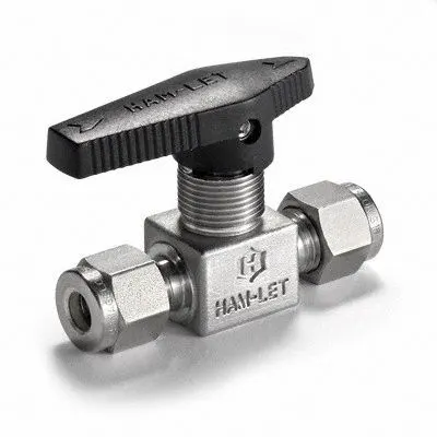 HAM-LET H-800S-SS-L-6MM Straight-Body Stainless Steel Ball Valve - Straight-Body Stainless Steel Ball Valves