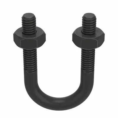 Standard U-Bolt: 1/4"-20 Thread Size, For Pipe Size 3/4 in, 2 in Inside Ht - Standard U-Bolts