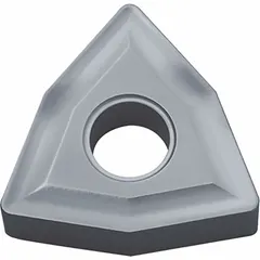 This trigon (W-shaped) indexable turning insert is designed for general-purpose turning, facing, and profiling operations on metal workpieces. Its geometry provides strong cutting edges and effective chip control for medium to heavy machining tasks.