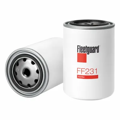 FLEETGUARD Automotive Fuel Filter: Spin-On, 15 3/8 in Overall Lg, 3 11/16 in Outside Dia - Spin-On Fuel Filters