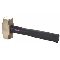 Steel Engineering Hammer: Steel Handle, 2 1/2 lb Head Wt, 1 3/8 in Dia, 12 in Overall Lg (MPN 39CF11)