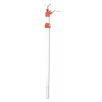 DAYTON Hand Pump: Piston Action, Pump with Spout, Nylon Housing, 14 oz per stroke, 39 1/2 in, PTFE
