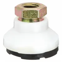 S & W Female-End Leveling Mount: Swivel Boltless, Acetal Homopolymer, 3/8"-16 Thread Size (MPN NDTS-1)