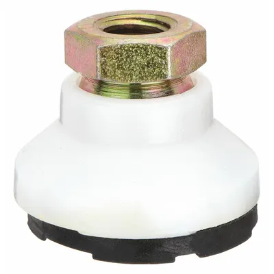 S & W Female-End Leveling Mount: Swivel Boltless, Acetal Homopolymer - Non-Skid Female Leveling Mounts