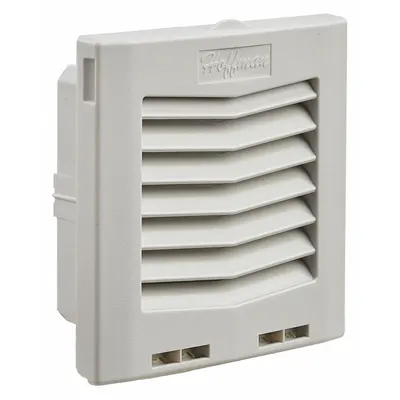 HOFFMAN Exhaust Grill and Filter: For Easy Filter Repl, Plastic - Electrical Enclosure Accessories & Replacement Parts