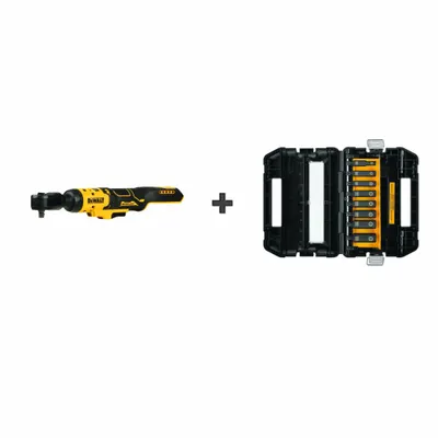 DEWALT Ratchet Kit: 70 ft-lb Fastening Torque, 70 ft-lb Torque - Max, 250 RPM No Load Speed - DEWALT Cordless Ratchets