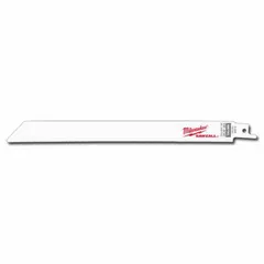 This 12-inch reciprocating saw blade features a 0.05-inch thickness and is designed for general purpose cutting. Suitable for cutting wood, metal, and plastics in demolition, construction, and fabrication applications. Sold in a 50-pack.