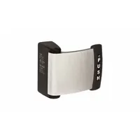 This paddle deadlatch handle is designed for commercial door applications requiring push-pull operation. It is commonly used on aluminum or glass storefront doors, providing secure latching. The handle features a chrome US26D finish and is intended for use with compatible deadlatch mechanisms