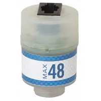 Medical oxygen sensor for 100% oxygen measurement. Response time less than 12 seconds. Operating life of 500,000% oxygen hours. Compatible with All2002 model. Used in ventilator and anesthesia systems