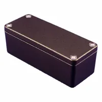 This die-cast aluminum enclosure measures 3 in x 1 in x 1 in and features a solid cover secured with screws. Rated NEMA 1, 12, 13, 4, and 4X, it provides protection against dust, water, and corrosion for electrical and electronic components in indoor or outdoor industrial applications. Knockouts are not included