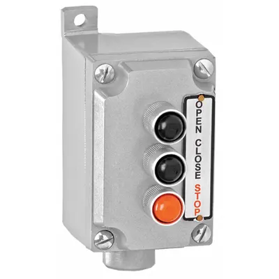 AMERICAN GARAGE DOOR 3EBX Push Button Garage Door Control Station - Push Button Garage Door Control Stations