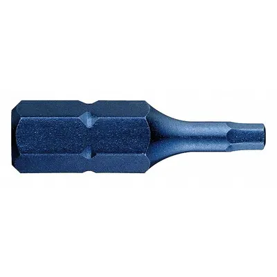 WESTWARD Insert Bit: Insert Bit, Imperial, Hex Head, 1/8 in Bit Industry Size, Std - Hex Insert Bits