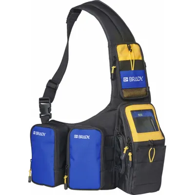 BRADY Label Maker Printer Case: Black/Blue - Storage & Transport Cases