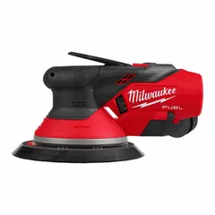Bare tool 12 V cordless random orbital sander with 6 in diameter hook-and-loop pad and 3/32 in orbit. Palm grip design for control. Suitable for fine sanding and finishing on wood, metal, and painted surfaces in automotive, cabinetry, and woodworking applications.
