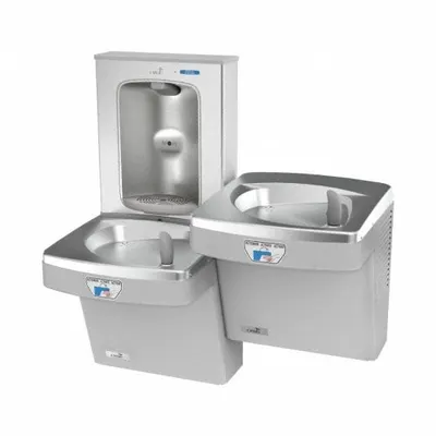 OASIS PG8FEBFSLTT GST On-Wall Two-Level Drinking Fountain with Bottle Filler - On-Wall Two-Level Drinking Fountains with Bottle Fillers