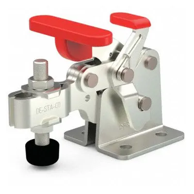 DE-STA-CO Horizontal Toggle Clamp: Locking Horizontal Handle, Flange Base Mounting - Standard Toggle Clamps