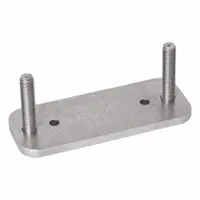 This mounting plate from JW WINCO is a stainless steel spacer and mounting plate designed for use with concealed hinges. It features a tumbled matte finish, 4 mm plate thickness, and M6 mounting thread size. Made from AISI 304 stainless steel, it provides corrosion resistance and is compatible with the GN 7243 series concealed hinges. Typical applications include industrial cabinetry, machine enclosures, and panel assemblies