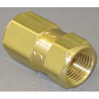 OEM Brass Poppet Check Valve, Inline, 1/2 in FNPT x FNPT, CHK BRS 850-8F8F-B - Brass Poppet Check Valves