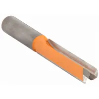 Carbide-tipped straight profile router bit with a 1/2 in cutter diameter and 2 flutes. Designed for routing straight profiles in wood, plywood, and composites. Suitable for cabinetry, furniture making, and joinery applications