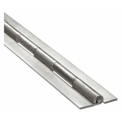 OEM Full Surface-Mount Piano Hinge, Aluminum, 48 in Leaf Ht, 1 in Leaf Wd - Full Surface-Mount Piano Hinges