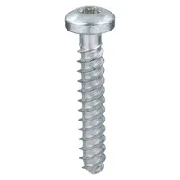 Sheet Metal Screw: #10 Size, 1 1/2 in Lg, Steel, Zinc-Plated, Torx Plus®, Pan, 50 PK (MPN 461950)