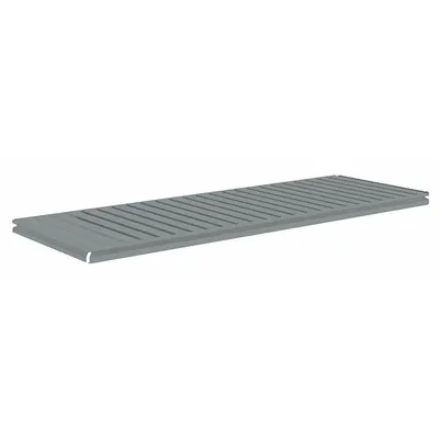 TENNSCO ZBES-6024C Ribbed Steel Decking Shelf Kit for Boltless Shelving - Ribbed Steel Decking Shelf Kits for Boltless Shelving