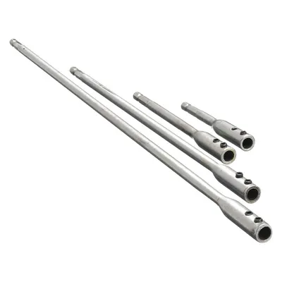 EAZYPOWER Three-Flat Shank Drill Bit Extensions, 4-Pack, For 1/4 in Shank Dia