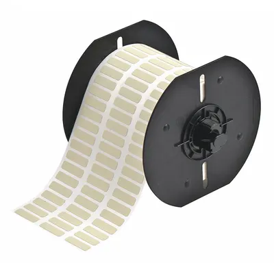BRADY B33-2-724 Precut Label Roll, 1/4 in x 57/64 in, Polyimide, Yellow Matte - Brady Precut Label Rolls
