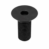 Socket Flat Head Screw: 5/16"-18 Thread Size, 1 1/4 in Lg, Flat, Black Oxide, Alloy Steel, 100 PK (MPN 31C125KFC)