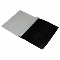This nylon brush seal is used to seal gaps around garage doors, loading docks, and industrial openings. It features a 3-inch brush length and 7 5/6-foot composite width, with galvanized self-drilling mounting screws included for installation