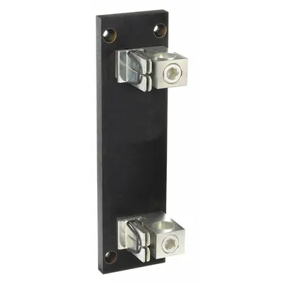MERSEN 64001 Fuse Block: Open Block, 1 Pole, 600 V AC, Box Lug, Non-Indicating - Fuse Blocks for UL Class H & K Fuses