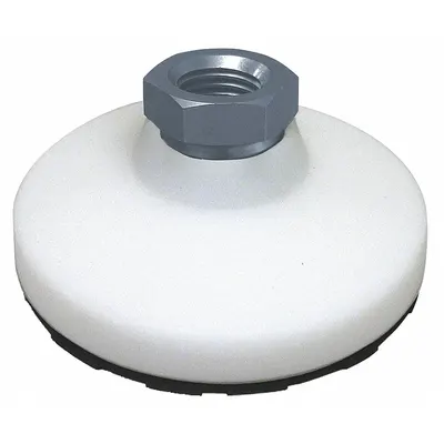 S & W Female-End Leveling Mount: Swivel Boltless, Acetal Homopolymer - Non-Skid Female Leveling Mounts