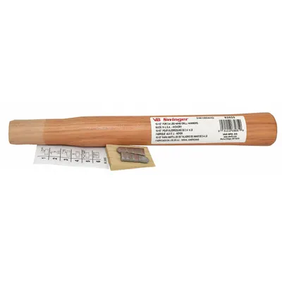 VAUGHAN Replacement Handle: For 4 lb Max Head Wt, For 1 in Eye Opening Lg - Hammer Handles