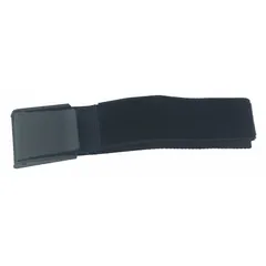 This black plastic replacement work belt is designed for use with Vocollect Terminal devices, compatible with TITAN model T2. It secures the terminal to the user, enabling hands-free operation in warehouse and logistics environments.