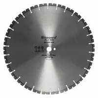 HUSQVARNA Diamond Saw Blade: Concrete, 18 in Blade Dia., 1 in Arbor Size, Wet, Good, Segmented (MPN FLX 230 18)