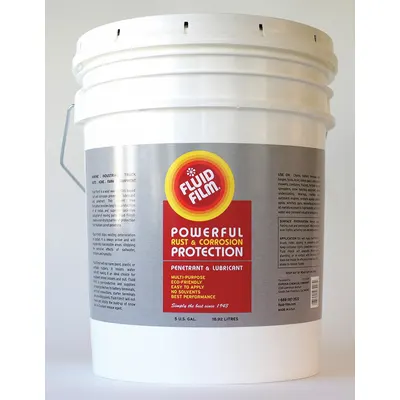 FLUID-FILM Corrosion Inhibitor: Wet Lubricant Film, Medium, Medium, 5 gal Container Size - FLUID FILM Corrosion Inhibitor