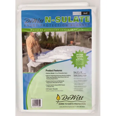 OEM APPROVED VENDOR Plant Protection Fabric, 12 ft Length, Polypropylene