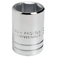This 1/2" drive hand socket features a 21 mm, 6-point standard configuration for use with hex fasteners. Constructed from chrome, it is not tether capable. Suitable for tightening or loosening 21 mm metric nuts and bolts in general mechanical and maintenance tasks.