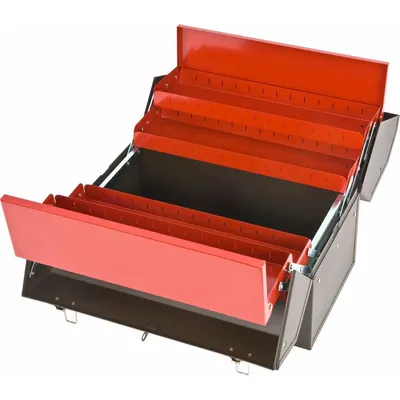 PROTO J9951 Steel Tool Box with Cantilever Lid, 5 Compartments - Steel Tool Boxes