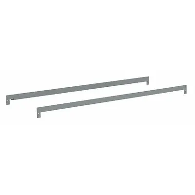 TENNSCO ZAESH-4812 Open Deck Shelf Kit for Boltless Shelving, 48 x 12 in, Gray - Open Deck Shelf Kits for Boltless Shelving