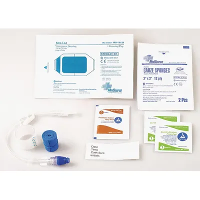 MEDSOURCE Start Kit: 7 1/2 in Overall Lg - IV Sets & Starter Kits