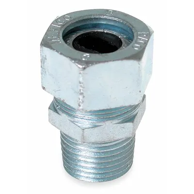RACO 2462 Straight Metallic Cable Grip - Straight Metallic Cable Grips